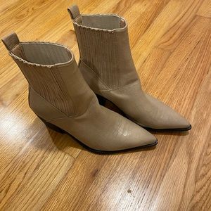 Nasty Gal Tan Snake Skin Boots